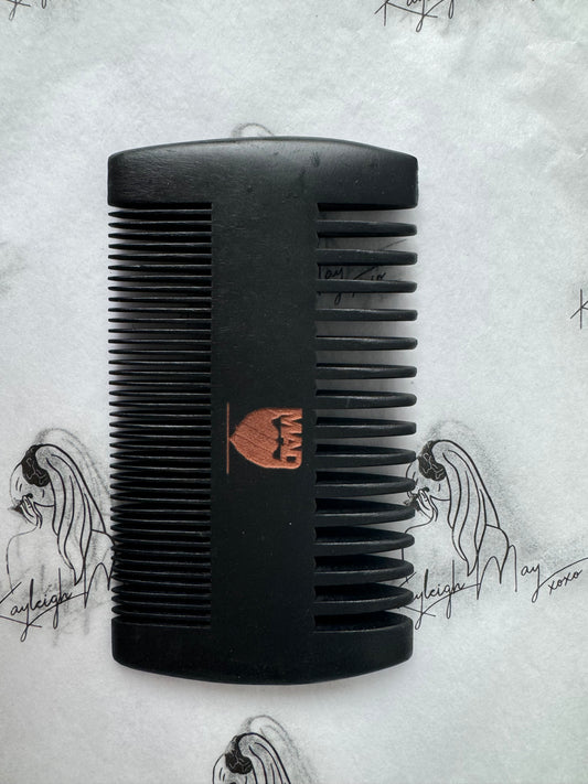 Beard Comb Pear Wood - By MAD beard